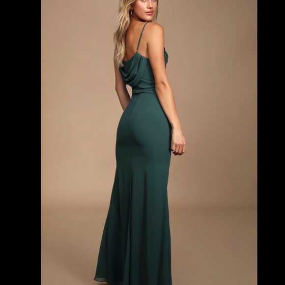 Lulus captivated emerald green Clearance